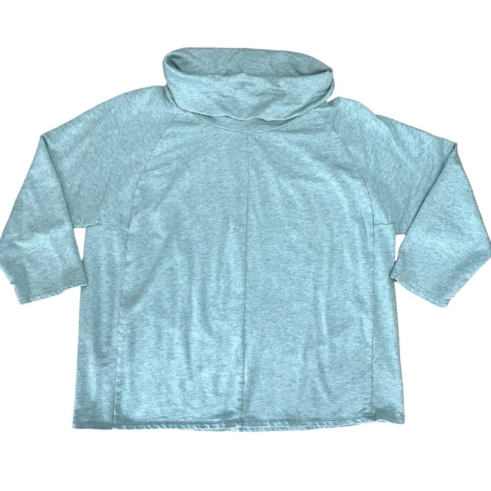 J Jill Pure Jill Cowl Neck Pima Cotton Long Sleeve Shirt Large Modal Soft Comfy